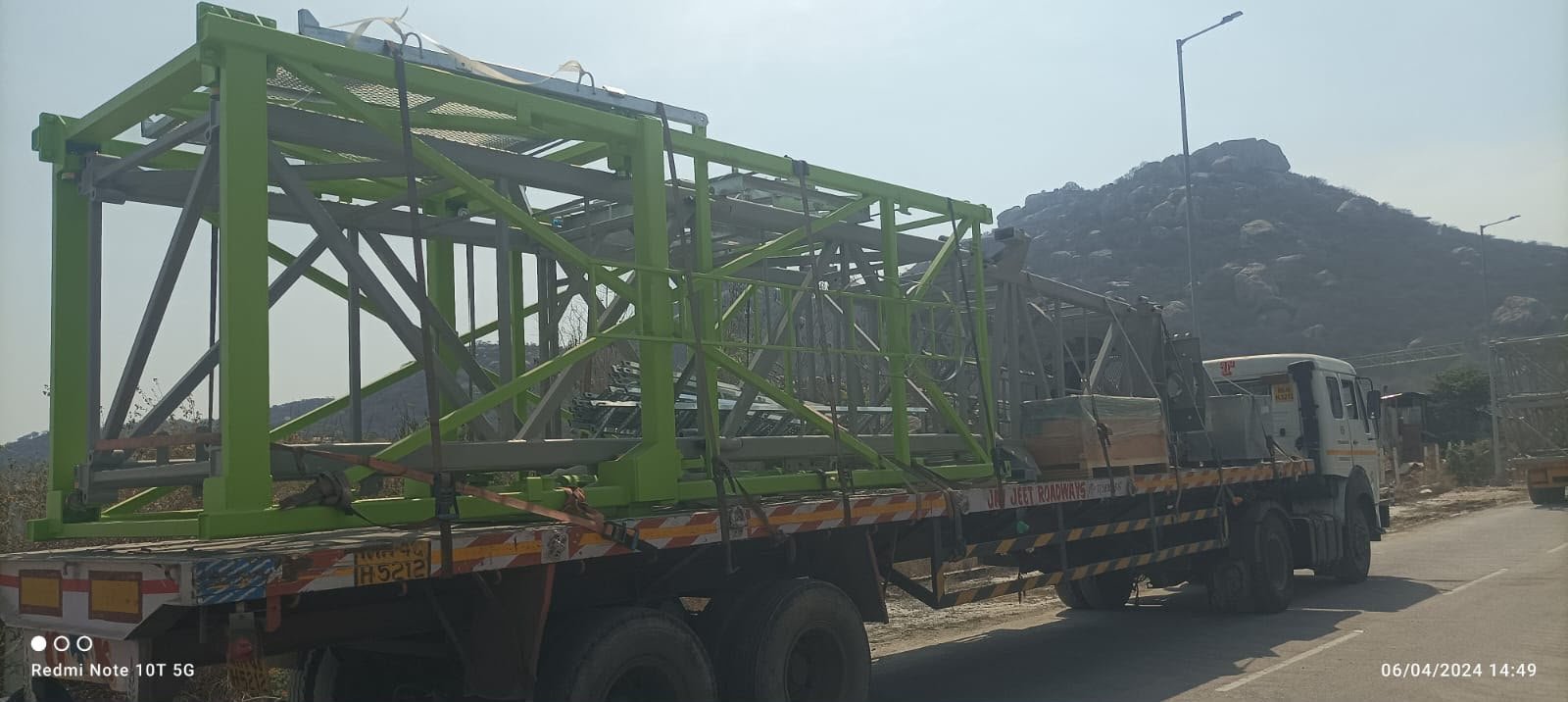 Crane Mast Transport